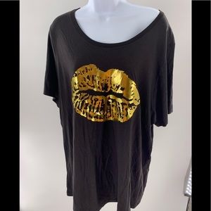 Tres Chic size 3XL NWT Black With Gold